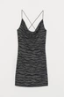 Платье H&M XS черно серебряный 20078423600 - изображение 1