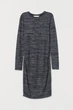 Платье H&M XXL серо синий меланж 2009793586 - изображение 1