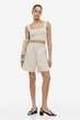 Шорти H&M XXL світло-бежевий 510993840 - зображення 3