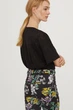 Брюки H&M 38 черный цветы 5737167 - изображение 3