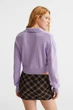 Джемпер H&M M сиреневый 1025874 - изображение 2