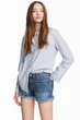 Шорты H&M 34 синий 312531931 - изображение 3