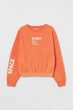 Свитшот H&M 134 140см оранжевый 1107985346 - изображение 1