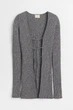 Кардиган H&M S чорно білий меланж 31071058797 - зображення 1