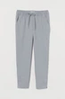 Брюки H&M 38 светло серый меланж 1308750423 - изображение 1