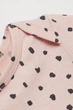 Костюм (футболка, шорти) H&M 50см світло-рожевий горох 608777867 - зображення 3
