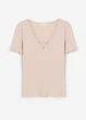 Футболка для кормящих H&M L пудра 10091116423 - изображение 2