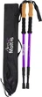 Треккинговые палки Moltis Relax MR-140 с системой Antishock, насадками и чехлом Purple (4865489210140) - изображение 1
