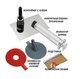 Набор для ремонта лобового стекла 3ml Windshield Repair KIT FH032-1 - изображение 2