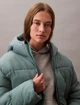 Куртка зимняя короткая женская Calvin Klein (887260563677) L зеленая - изображение 5