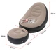 Надувное кресло AIR SOFA (9233) с пуфом-подставкой для ног Коричневый (JDT-0845295) - изображение 9