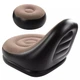 Надувное кресло AIR SOFA (9233) с пуфом-подставкой для ног Коричневый (JDT-0845295) - изображение 10