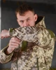 Тактична зимова куртка Single Sword подвійний фліс XL піксель (90469) - зображення 6