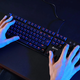 Ігрова клавіатура Klim Dash / Механічна / Red Low Profile Switches / RGB підсвічування / UKR / Black Б/В - зображення 3