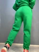 Штаны женские Pepper&mint 24-13 спортивные джоггеры резинка на талии утепленные M зеленые - изображение 5