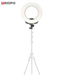 Кольцевой LED осветитель TRIOPO (14") с димером и дистанционным пультом - для портретной, бьюти и селфи съемки - изображение 4