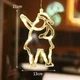 Светодиодное новогоднее украшение игрушка Дед Мороз, на батарейках, 21x13 см, Теплый белый (фигурка на елку или окно) - изображение 9