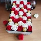 Подарунковий бокс з цукерками Ferrero та трояндами для дівчини на новий рік день народження 8 березня день народження (ar116) - зображення 4