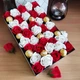Подарунковий бокс з цукерками Ferrero та трояндами для дівчини на новий рік день народження 8 березня день народження (ar116) - зображення 6