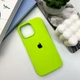 Чохол для смартфона Silicone Full Case AA Open Cam for Apple iPhone 16 Pro Max 24,Shiny Green (FullOpeAAi16PM-24) - изображение 5