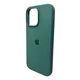 Чохол для смартфона Silicone Full Case AA Open Cam for Apple iPhone 16 Pro Max 46,Pine Green (FullOpeAAi16PM-46) - изображение 4
