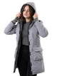 Жіноча зимова парка gard BRIGHT 3/24 M світло-сірий 9593 - зображення 6