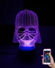3d-светильник Дарт Вейдер (Звездные войны, Star wars), 3д-ночник, несколько подсветок (на bluetooth) - изображение 2