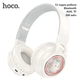 Беспроводные наушники Hoco W50 с котиком (Bluetooth: 5.3, AUX, TF, 12 часов работы, 300 мАч, детские) - Молочно-белый - изображение 1