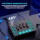 Аудіомікшер ігровий Fifine SC3 4-канальний Звукова картка з RGB підсвічуванням Чорний - зображення 4