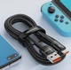 Зарядный кабель toocki USB Type-A - Type-С с поддержкой быстрой зарядки 100 Вт, 1 м, черный (95613230) - изображение 3