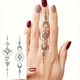 Набір дитячих тимчасових тату "Чорні міні №2" black-tattoo-mini-set-2-3, 30 штук по 9,5*5,5 см - зображення 3