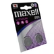 Батарейка літієва Maxell CR2032, 3V, блістер 2шт - зображення 2