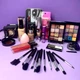Большой набор косметики для макияжа Julia Cosmetics: палетка теней, тональная основа, набор кистей - изображение 1