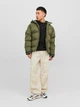 Пуховик короткий мужской Jack&Jones XXL оливковый (12345680) - изображение 4