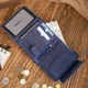 Гаманець шкіряний жіночий Paolo Peruzzi із захистом RFID 11,5 х 9 х 2 см (T-12-DB) синій - изображение 6