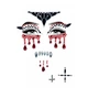 Маска вампіра зі страз Vampire Rhinestone Stick-On Jewels Leg Avenue - зображення 5