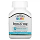 Витамины и минералы 21st Century Iron 27 mg High-Potency, 110 таблеток - изображение 1