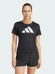 Спортивная футболка для бега женская Adidas Run It Tee IL7227 S Black (4067887738422) - изображение 4