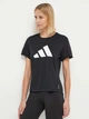 Спортивная футболка для бега женская Adidas Run It Tee IL7227 S Black (4067887738422) - изображение 7