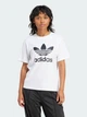 Футболка хлопковая женская Adidas Originals Trefoil Tee IR9534 S White (4066757403309) - изображение 1
