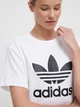 Футболка хлопковая женская Adidas Originals Trefoil Tee IR9534 S White (4066757403309) - изображение 9