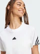 Футболка хлопковая женская Adidas W Fi 3S Tee IW5203 S White (4067896141268) - изображение 4