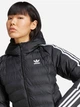 Куртка демисезонная короткая с капюшоном женская Adidas Originals Slim Jacket IW5849 S Черная (4067897166925) - изображение 5