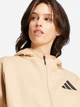 Толстовка на молнии с капюшоном женская Adidas W Z.N.E. Fz JD9594 L Бежевая (4067896182001) - изображение 5