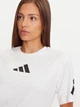 Футболка хлопковая женская Adidas W Z.N.E. Tee JE7857 XS White (4067894827331) - изображение 8