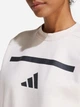 Свитшот женский Adidas W Z.N.E. Swt JF4783 XL Светло-розовый (4067896395807) - изображение 5