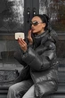 Пуховик Jadone Fashion Тайм ONE SIZE графит - изображение 3