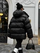 Пуховик Jadone Fashion Тайм ONE SIZE чёрный - изображение 2