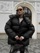 Пуховик Jadone Fashion Тайм ONE SIZE чёрный - изображение 3