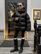 Пуховик Jadone Fashion Тайм ONE SIZE чёрный - изображение 6